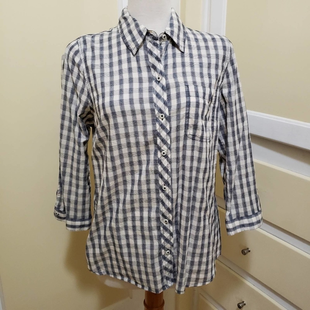 Lucky Brand Button Down Shirt | Plaid | Medium